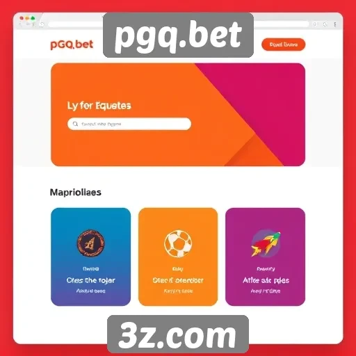 Análise da interface do usuário do site pgq.bet